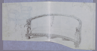 Drawing, Design for Showwood Sofa