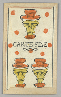 Playing Card, Minchiate (Tarot) Playing Card