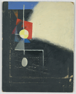 Drawing, Study for an Abstract Geometric Composition