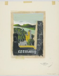 Drawing, Design for "Germany" Poster