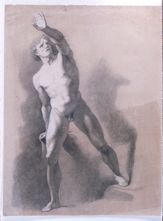Drawing, Academic Study of a Male Nude