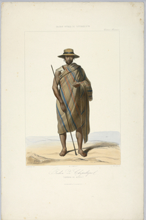 Print, Indien de Chapultepec, from "Galerie Royale de Costumes"