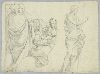 Drawing, Episode from the Life of St. John the Baptist, after Andrea del Sarto