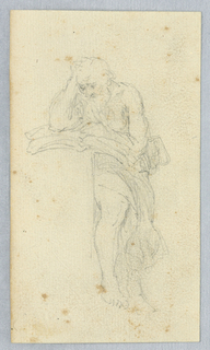 Drawing, Sketch of Saint Jerome