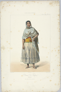 Print, Femme de Talapal, Mexique, from "Galerie Royale de Costumes"