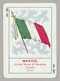 Playing Card, Mexico, Flags
