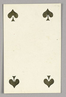 Playing Card, Four of Spades from Set of "Jeu Imperial–Second Empire–Napoleon III" Playing Cards
