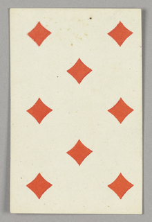 Playing Card, Eight of Diamonds from Set of "Jeu Imperial–Second Empire–Napoleon III" Playing Cards