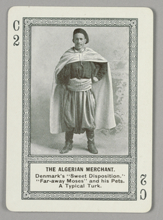 Playing Card, The Algerian Merchant, Game of Strange People