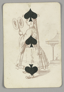 Playing Card, Three of Spades