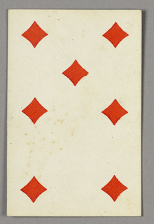 Playing Card, Seven of Diamonds from Set of "Jeu Imperial–Second Empire–Napoleon III" Playing Cards