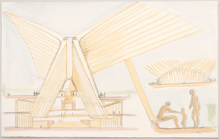 Drawing, World Trade Center Transportation Hub, New York, NY: Sketch