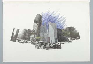 Drawing, Collage Perspective, Museum of American Folk Art, New York City