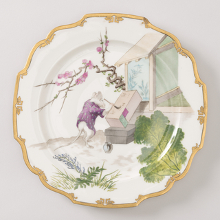 Plate, from the "The Secret Village of Mice" Set Plate