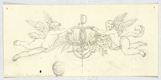 Drawing, Design for a Vignette