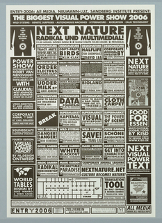 Poster, Call for Entry for "Entry Paradise" Installation, Biggest Visual Power Show