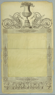 Drawing, Design for Metal Frame