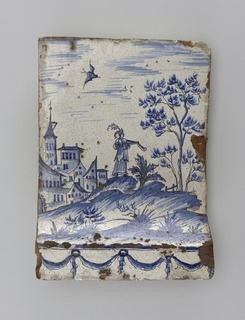 Tile From A Stove (possibly Germany)