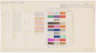 Collage, Textile Design: Arabesque, no. 135