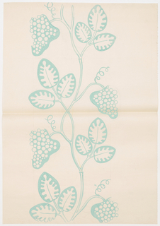 Drawing, Textile Design: Vines