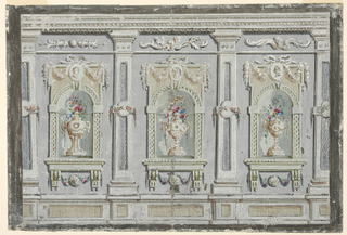 Drawing, Design for a Wall