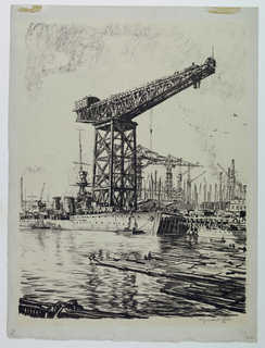 Print, A Fitting-Out Basin