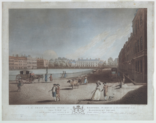 Print, View of Bloomsbury Square