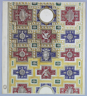 Drawing, Design for a Ceiling