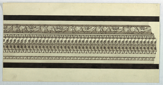 Drawing, Design for the Decoration of Mouldings