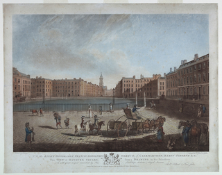 Print, View of Hanover Square