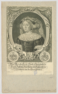 Print, Portrait of Frau Barbara