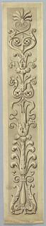Drawing, Design for the Decoration of a Pilaster Strip