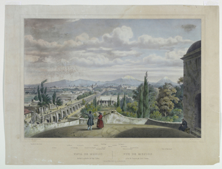 Print, View of Mexico City
