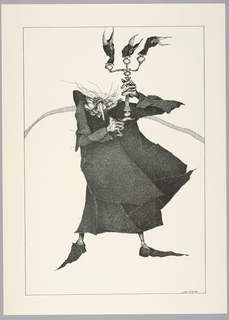 Print, Plate 23, VIII, Très Admirable Bestiaire Fantastique (Very Admirable Fantastic Bestiary)