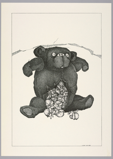 Print, Plate 22, XI, Très Admirable Bestiaire Fantastique (Very Admirable Fantastic Bestiary)