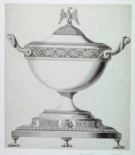 Drawing, Design for a Tureen