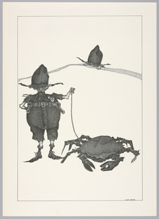 Print, Plate 9, VIII, Très Admirable Bestiaire Fantastique (Very Admirable Fantastic Bestiary)