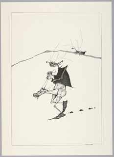 Print, Plate 19, I, Très Admirable Bestiaire Fantastique (Very Admirable Fantastic Bestiary)