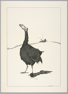 Print, Plate 8, VI, Très Admirable Bestiaire Fantastique (Very Admirable Fantastic Bestiary)