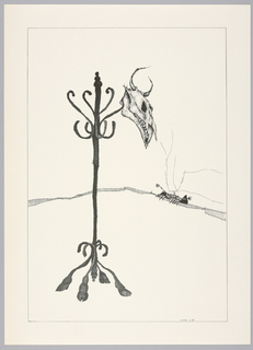 Print, Plate II, Très Admirable Bestiaire Fantastique (Very Admirable Fantastic Bestiary)