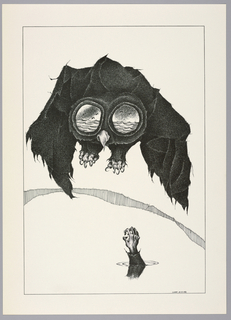 Print, Plate 26, V, Très Admirable Bestiaire Fantastique (Very Admirable Fantastic Bestiary)