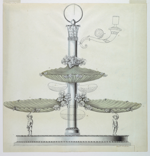 Drawing, Design for a Centerpiece