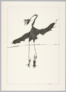 Print, Plate 20, II, Très Admirable Bestiaire Fantastique (Very Admirable Fantastic Bestiary)