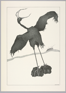 Print, Plate 5, VII, Très Admirable Bestiaire Fantastique (Very Admirable Fantastic Bestiary)