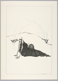 Print, Plate II, Très Admirable Bestiaire Fantastique (Very Admirable Fantastic Bestiary)