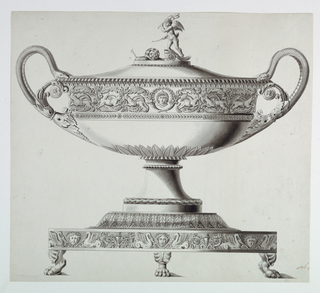 Drawing, Design for a Tureen