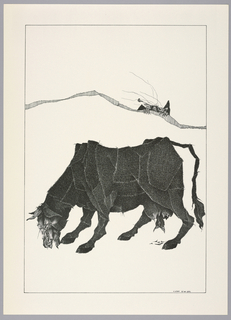 Print, Plate 27, IX, Très Admirable Bestiaire Fantastique (Very Admirable Fantastic Bestiary)