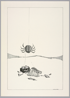 Print, Plate 30, X, Très Admirable Bestiaire Fantastique (Very Admirable Fantastic Bestiary)