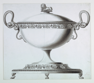 Drawing, Design for a Tureen