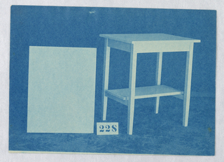 Print, Design for Small Rectangular Table #228